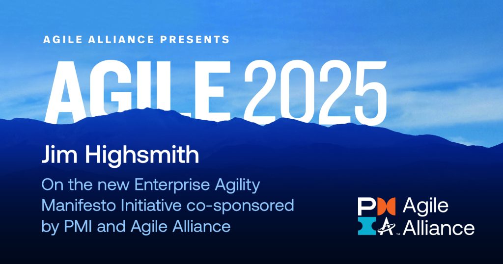 Jim Highsmith on the New Enterprise Agility Manifesto Initiative