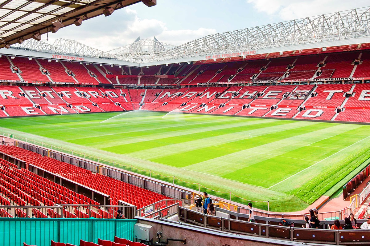 A general view from inside Old Trafford